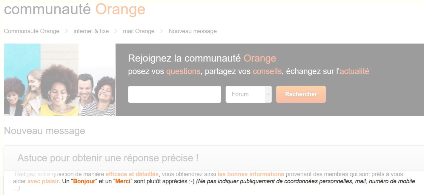 Comment débloquer la boîte mail Orange ?