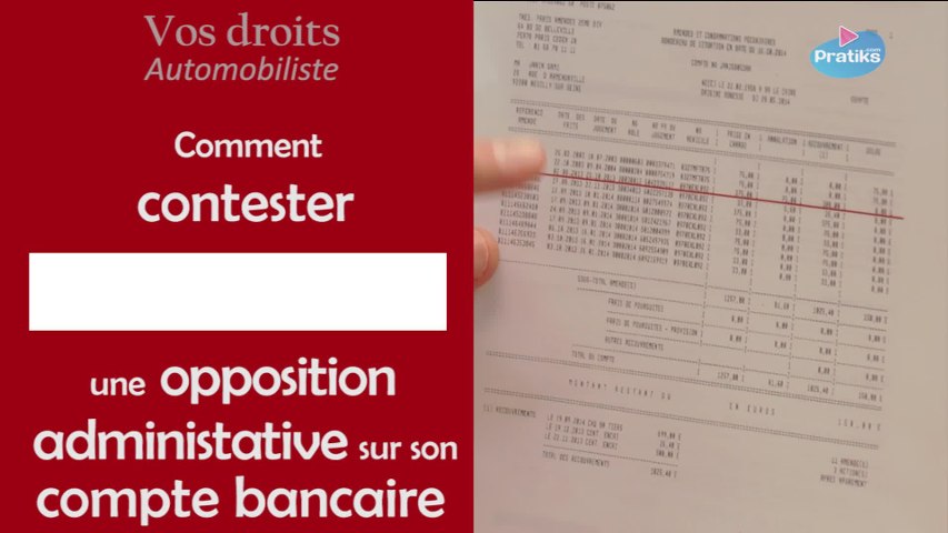 Comment debloque un compte en opposition ?