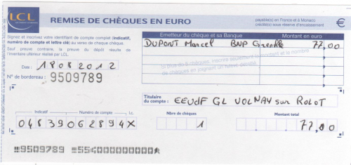 Comment encaisser un chèque au nom de monsieur et madame ?