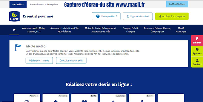 Comment envoyer un mail à Macif ?