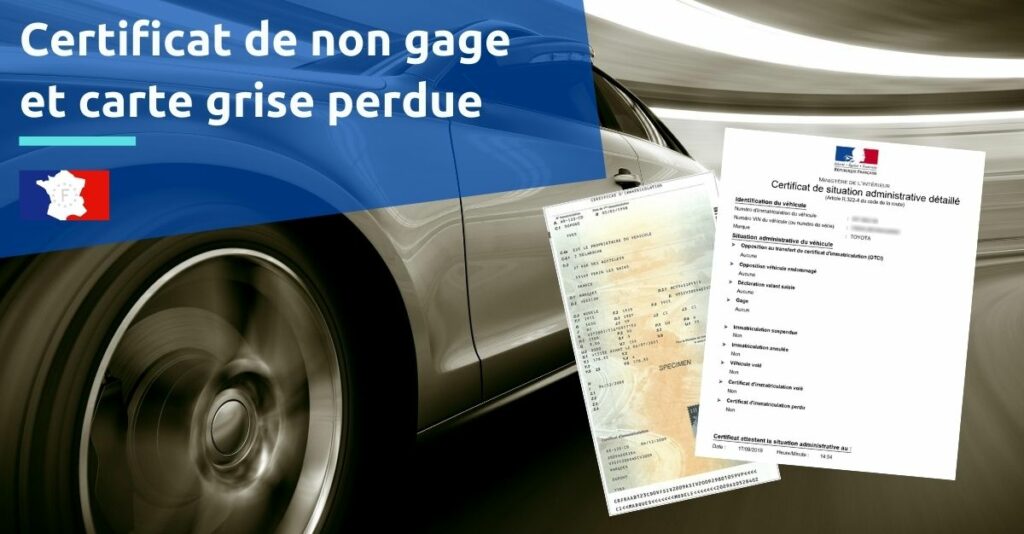 Comment obtenir un certificat de non gage gratuit et immédiat ?