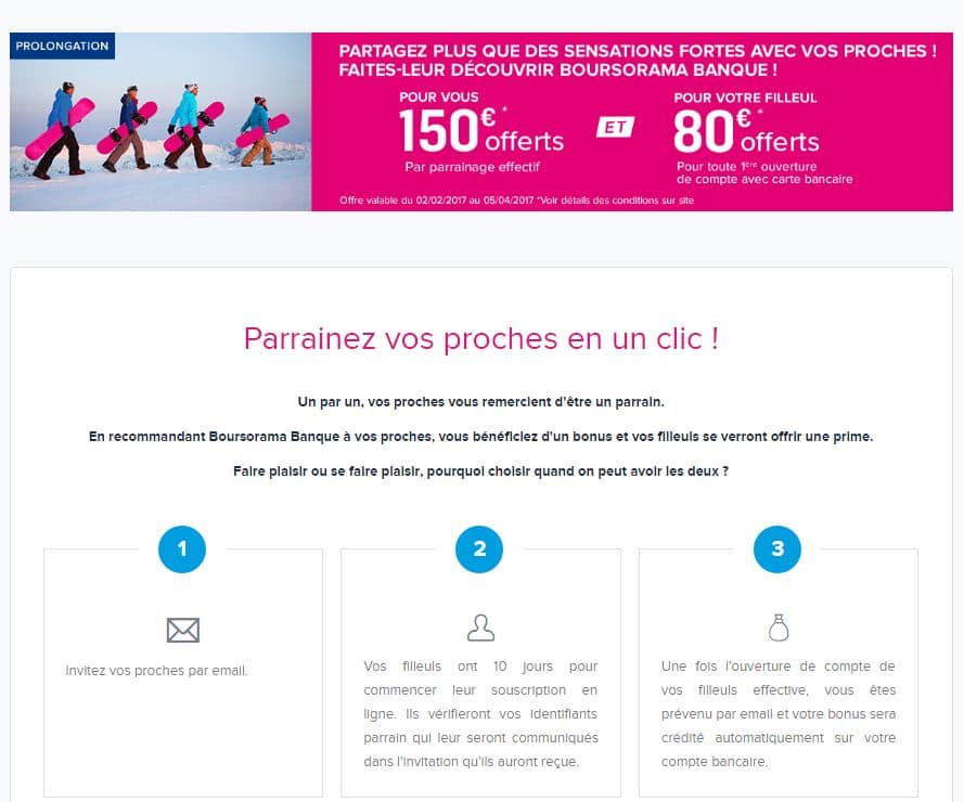 Comment activer le parrainage Boursorama ?