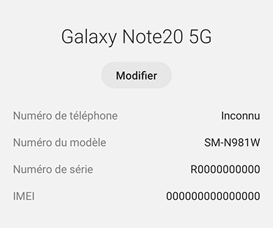 Quel type de Samsung ?