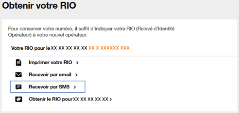 Comment obtenir le RIO d'une ligne fixe Orange ?