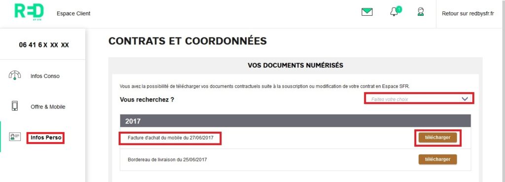 Comment payer RED by SFR par carte bancaire ?