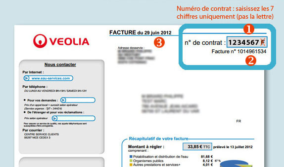 Comment voir sa facture Veolia ?