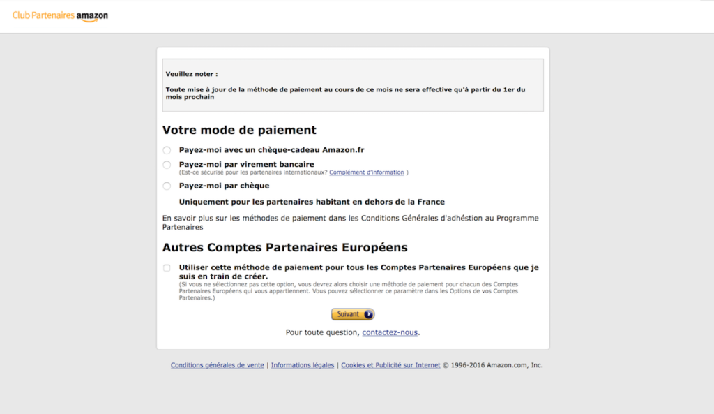 Comment changer le mode de paiement sur Amazon ?