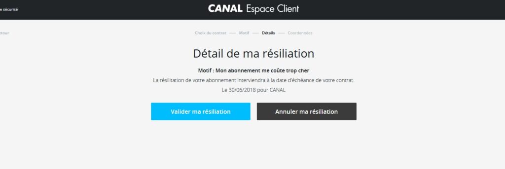 Comment résilier son abonnement CanalSat avant la date anniversaire ?