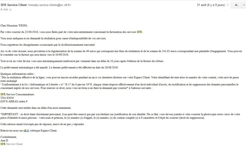 Comment écrire une lettre de résiliation de contrat ?