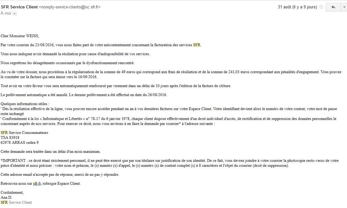 Comment écrire une lettre de résiliation de contrat ?