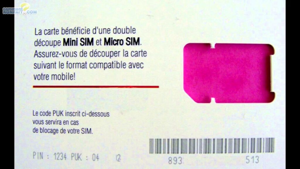 Où je peux acheter une carte SIM ?