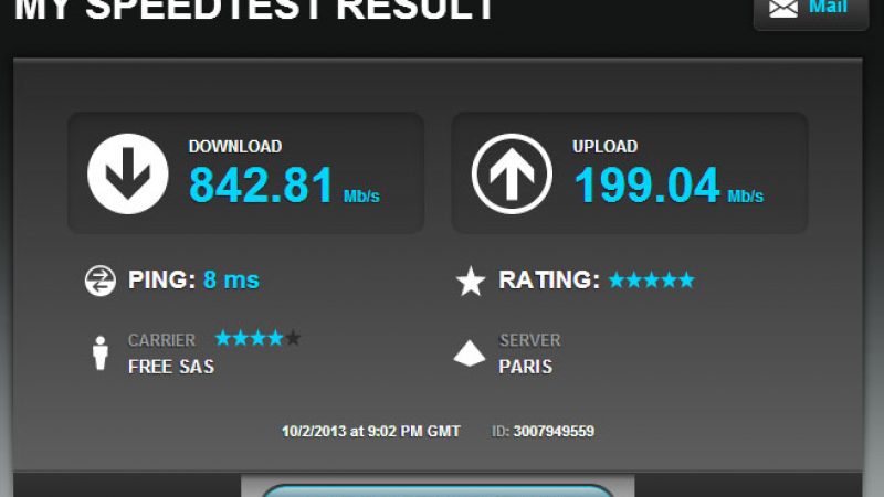 Comment voir le débit de sa connexion internet Free ?