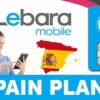 How do I check my Lebara data balance in Spain?