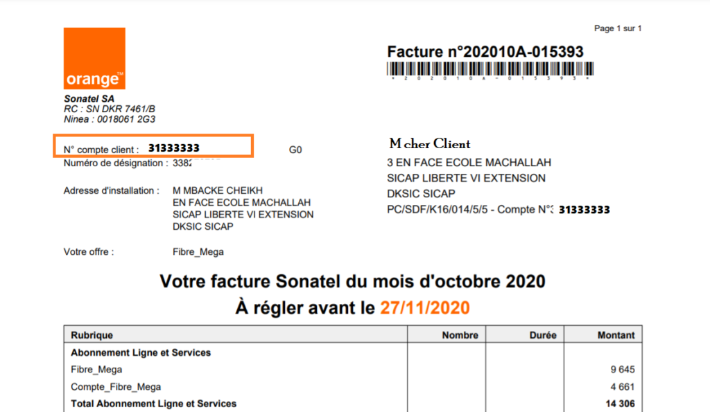 Est-ce que le 3900 est gratuit ?