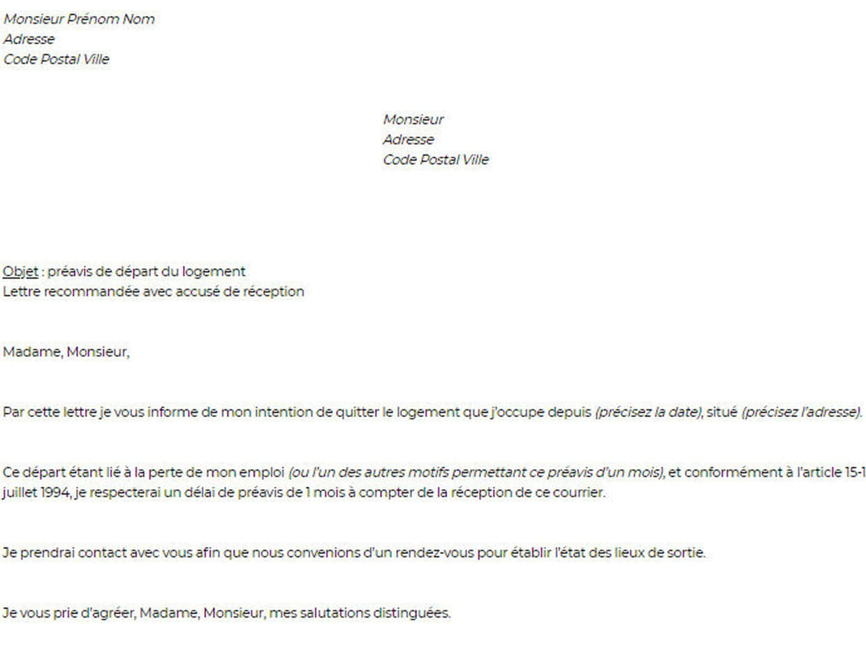 Est-ce qu'un locataire peut partir avant la fin de son bail ?