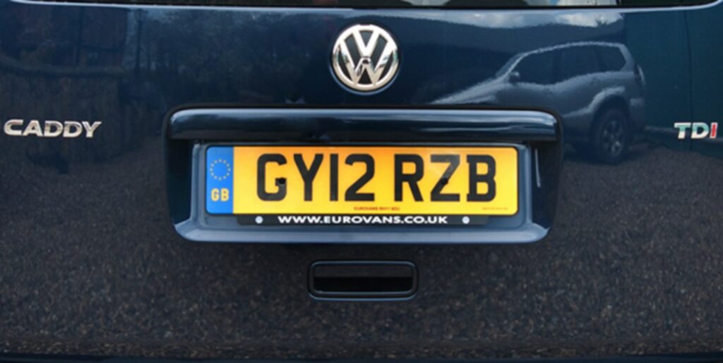 What does D mean on a European number plate?