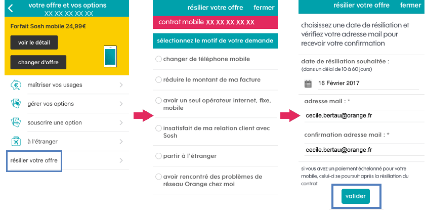 Où envoyer un courrier à Sosh ?