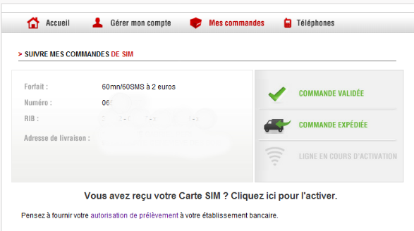 Comment modifier carte SIM ?