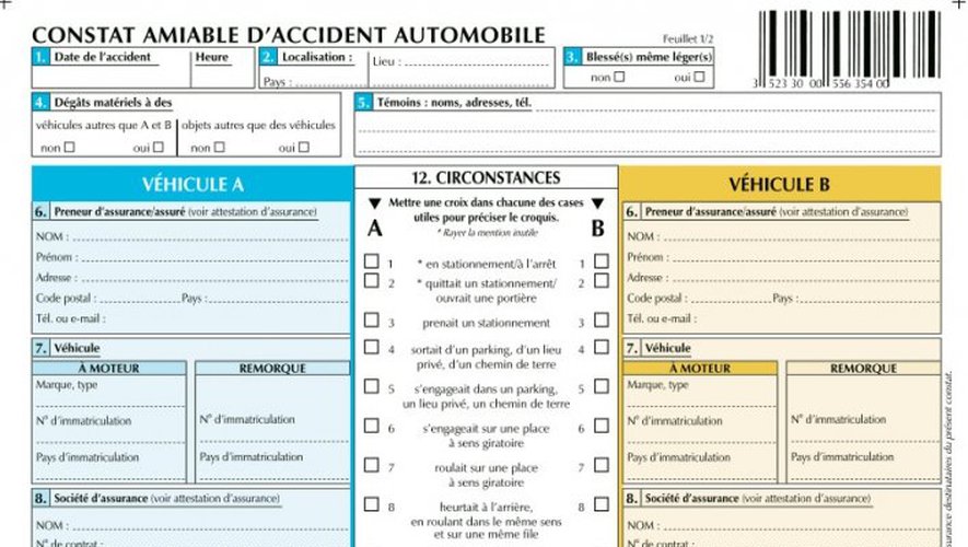 Où se procurer constat à l'amiable ?