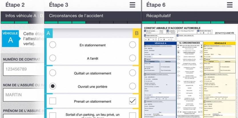 Quand utiliser l'application e constat ?