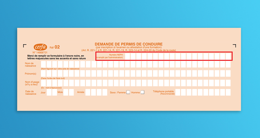 Comment avoir un code NEPH sans auto-école ?