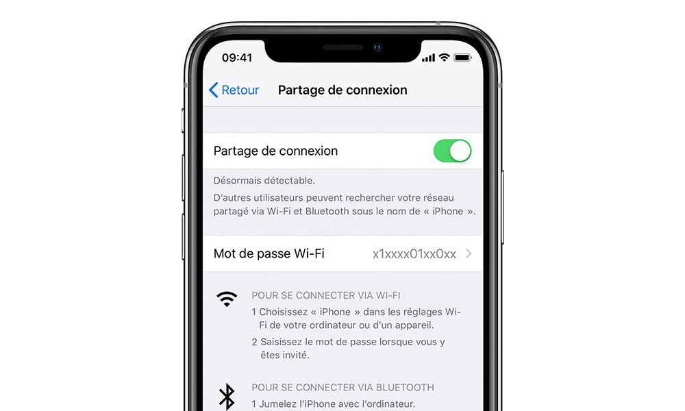 Comment faire un partage de connexion entre iPhone et Android ?