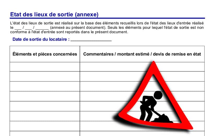 Comment quitter un logement sans état des lieux ?