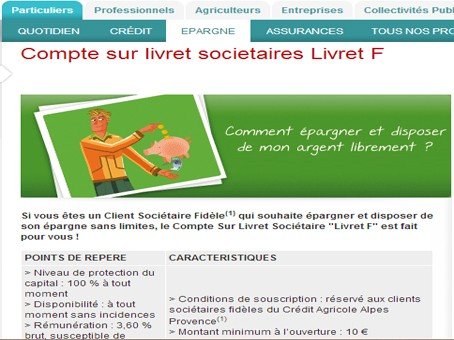 Quel est le plafond d'un LDD au Crédit Agricole ?