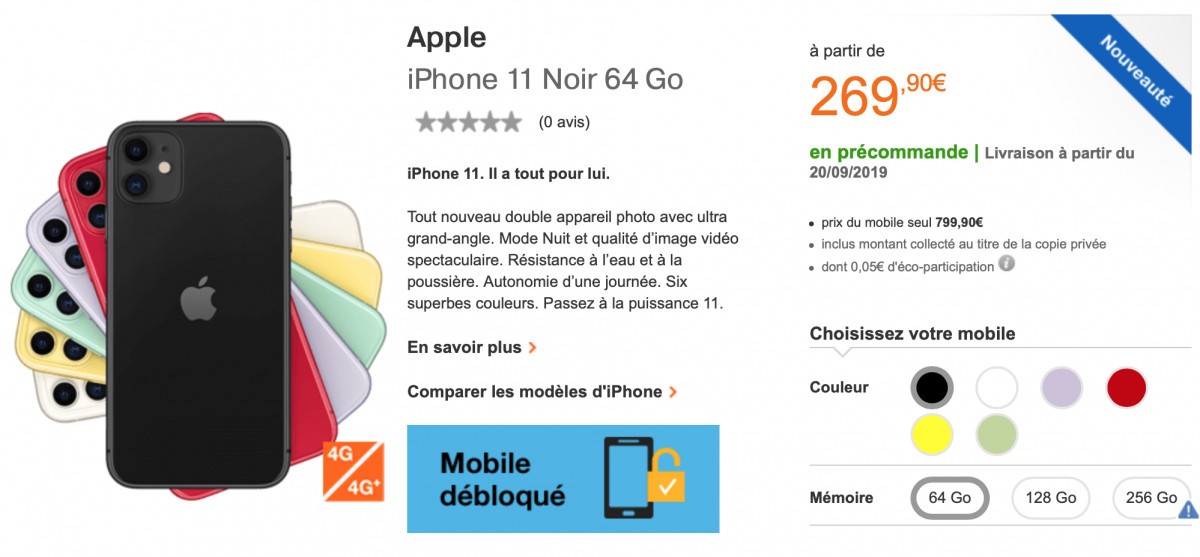 Quel est le prix d'un iPhone en franc CFA ?