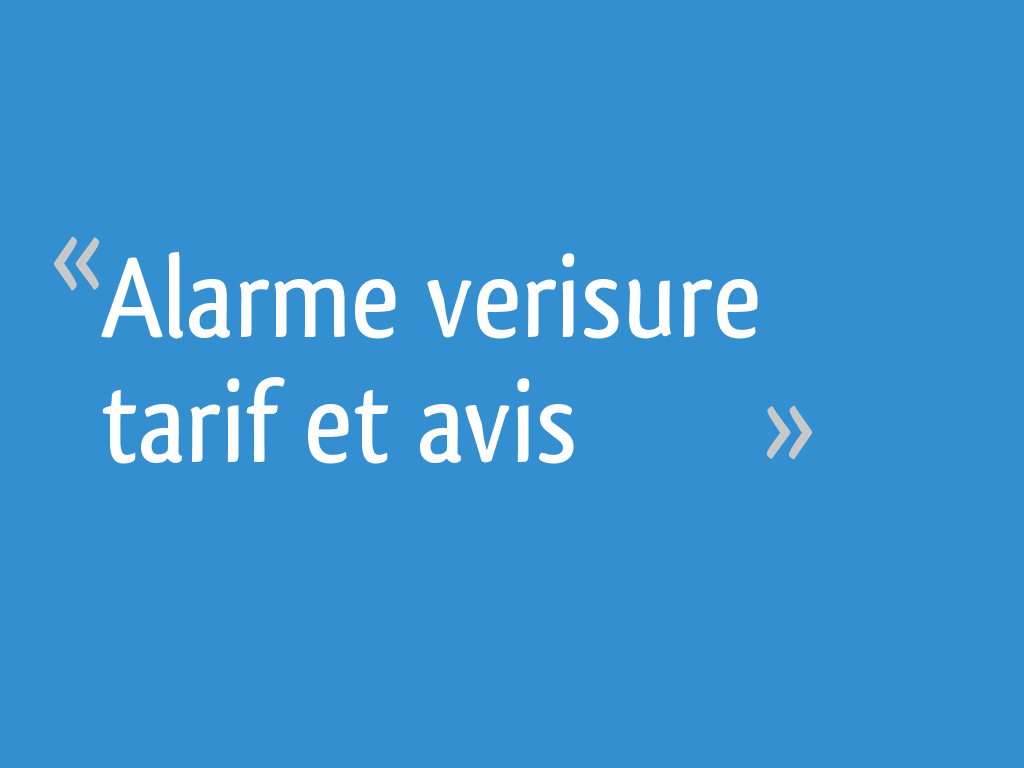 Est-ce que l'alarme Verisure Fonctionne-t-elle sans abonnement ?