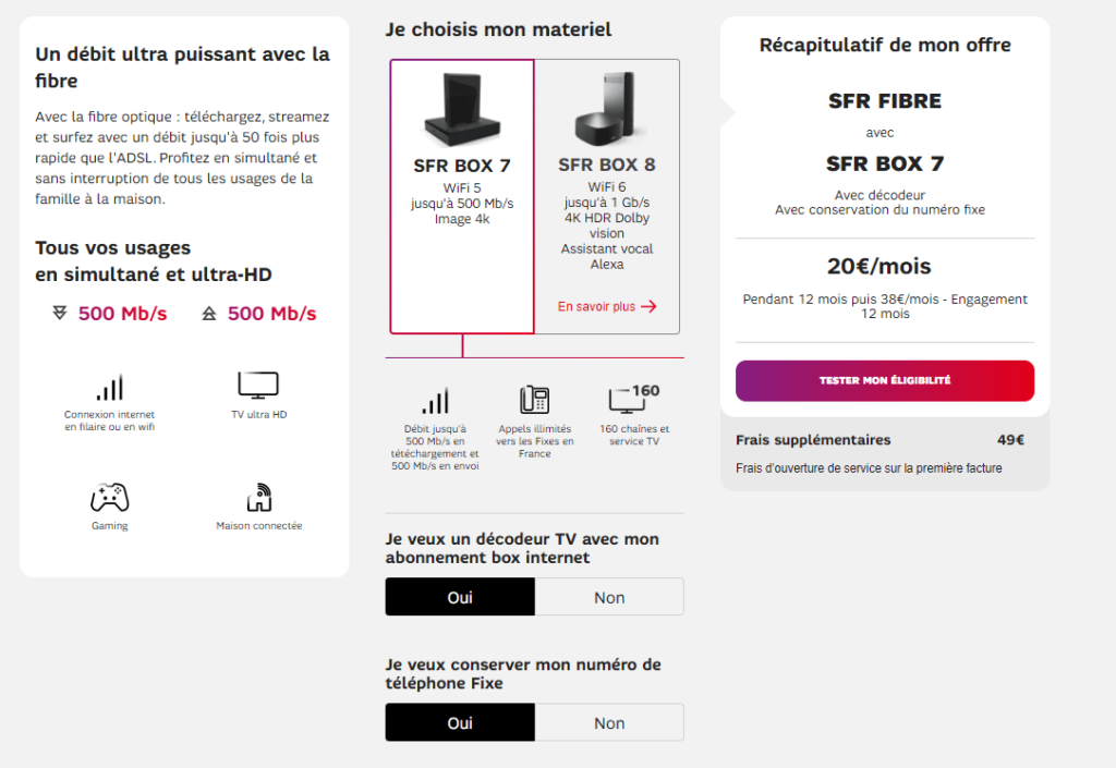 Quelle est la meilleure offre fibre en ce moment ?