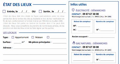 Comment faire si il n'y a pas eu d'état des lieux ?
