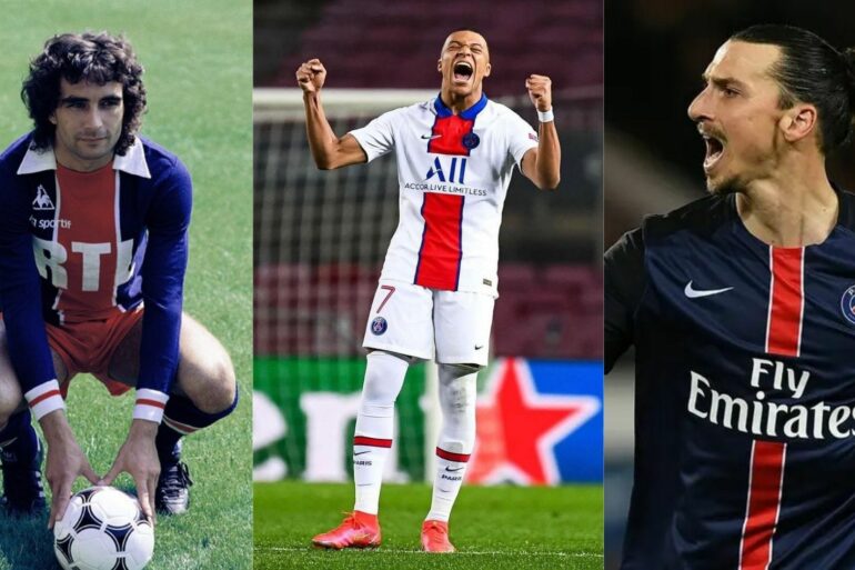 Who is the top scorer in the history of psg?
